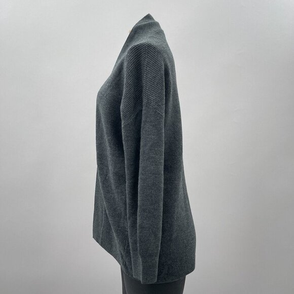 Lululemon Knit Cozy Open Front Long Sleeve Cardigan Pockets Wool Blend Women 4 - Picture 4 of 13